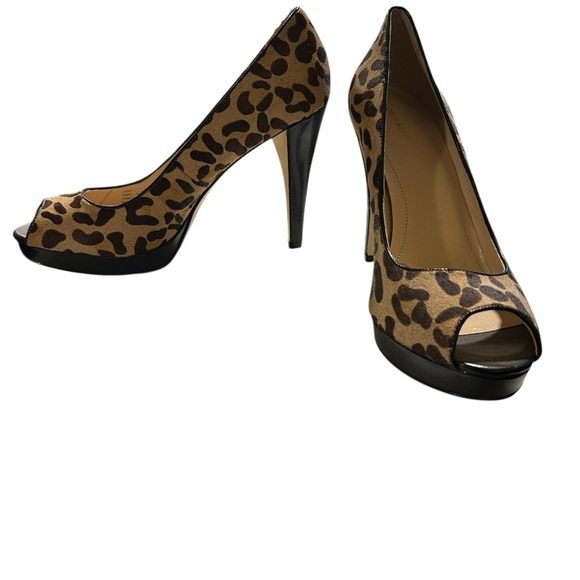 Calvin Klein Women’s Brown & Tan, Size 10 Animal Stilettos NWT - Picture 3 of 7